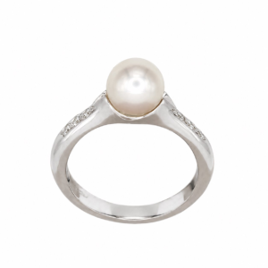 Anello Damiani Donna in Oro bianco Perla MAP69081